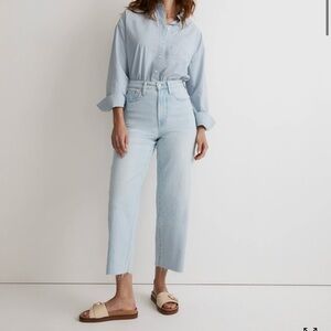 Madewell Curvy Perfect Vintage Wide-Leg Crop Jean